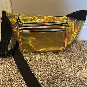 Holographic Gold Fanny Pack